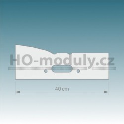 Modulendprofil Flach/Hang – Profilkopfstück